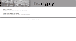 Desktop Screenshot of hungry.com